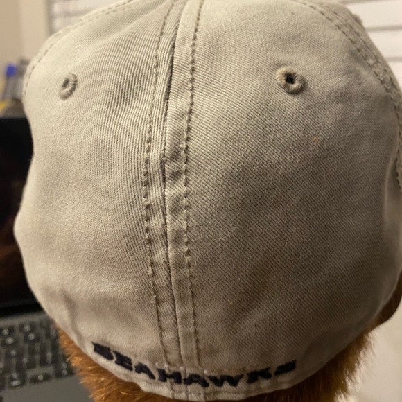 47 Brand NFL Seahawks Men’s Khaki Baseball Cap One Size Small - Picture 7 of 10